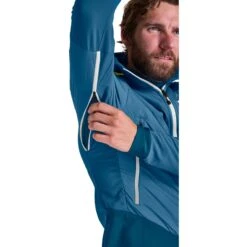 Ortovox Col Becchei Hybrid Jacket Men -Skiudstyr Butik 60113 52001 col becchei hybrid jacket m mountain blue d 01 62bd6e70949c1