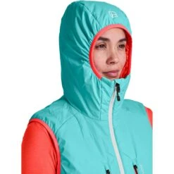 Ortovox Piz Boé Vest Women -Skiudstyr Butik 61066 61301 swisswool piz bo vest w ice waterfall d 02