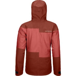 Ortovox Guardian 3L Shell Jacket Women -Skiudstyr Butik 70320 23201 3l guardian shell jacket w clay orange b 02