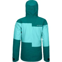 Ortovox Guardian 3L Shell Jacket Women -Skiudstyr Butik 70320 60801 3l guardian shell jacket w pacific green b 02