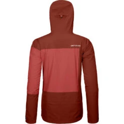 Ortovox Deep Shell 3L Jacket Women -Skiudstyr Butik 70800 23201 3l deep shell jacket w clay orange b 02