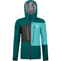 Ortovox Deep Shell 3L Jacket Women -Skiudstyr Butik 70800 60801 3l deep shell jacket w pacific green b 01