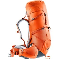 Deuter Aircontact Core 55 + 10 SL -Skiudstyr Butik DEUTER AIRCONTACT CORE 55 PLUS 10 SL PAPRIKA GRAPHITE D 02 1