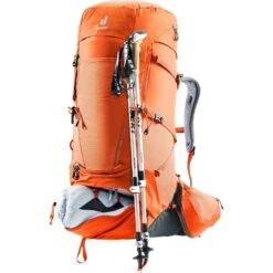 Deuter Aircontact Core 55 + 10 SL -Skiudstyr Butik DEUTER AIRCONTACT CORE 55 PLUS 10 SL PAPRIKA GRAPHITE D 03 1