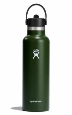 Hydro Flask 21oz / 621ml Standard Mouth + Flex Straw Cap