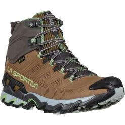 La Sportiva Ultra Raptor II Mid Leather Woman GTX -Skiudstyr Butik La Sportiva Ultra Raptor II Mid Leather Woman Gtx Taupe Sage 34L801722 06 1
