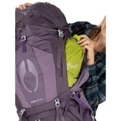 Osprey Aura AG 50 -Skiudstyr Butik Osprey Aura AG 50 Enchantment Purple S22 Detail14 1