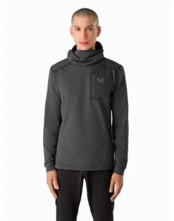 Arc'teryx Rho LT Hoody Men -Skiudstyr Butik Rho LT Hoody Glitch Front View 1