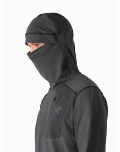 Arc'teryx Rho LT Hoody Men -Skiudstyr Butik Rho LT Hoody Glitch Hood Up 1