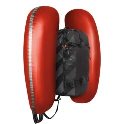 ABS S.Cape+ Incl. ZipOn 30-34L -Skiudstyr Butik abs s cape baseunit mit 30l storm black front persp inflateda