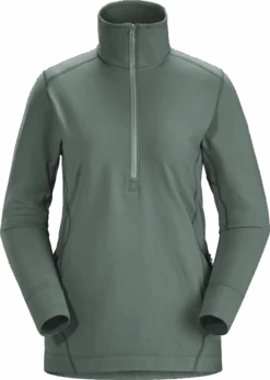 Arc'teryx Rho LT Zip Neck Womens -Skiudstyr Butik arc teryx 27591 rho lt zip neck w muse f21