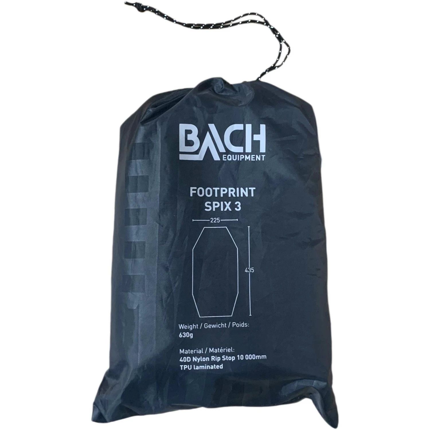 Bach Equipment Footpirint Spix 3 Charcoal Grey 2 Bach Equipment Footpirint Spix 3 Charcoal Grey - Billede 2