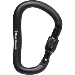 Black Diamond Rocklock Screwgate Carabiner 5 Black Diamond Rocklock Screwgate Carabiner -Skiudstyr Butik black diamond rocklock screwgate carabiner black 210256 0002