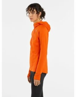 Arc'teryx Delta Half Zip Hoody Women -Skiudstyr Butik delta 1 2 zip neck hoody phenom women s side view left