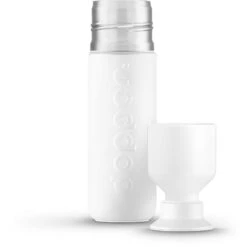 Dopper Insulated 350ml -Skiudstyr Butik dopper insulated wavy white 350ml bottle cup 1 2