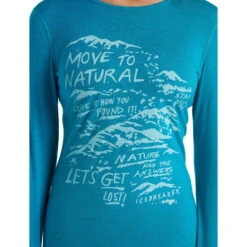 Icebreaker W 200 Oasis LS Travel Diaries -Skiudstyr Butik fw21 women 200 oasis ls crewe travel diaries 0a59ku436 6