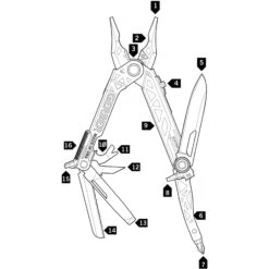 Gerber Center-Drive Multi-Tool Stainless -Skiudstyr Butik gerber center drive multi tool stainless stainless38545