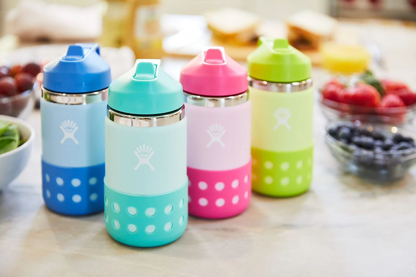 Hydro Flask 12oz / 354ml Wide Mouth Kids Straw Lid & Boot 3 Hydro Flask 12oz / 354ml Wide Mouth Kids Straw Lid & Boot - Billede 3