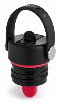 Hydro Flask Standard Mouth Flex Straw Cap Black -Skiudstyr Butik hydro flask standard mouth flex straw cap black closed