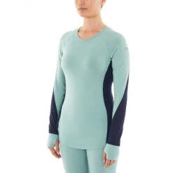 Icebreaker Womens 260 Zone LS Crewe -Skiudstyr Butik icebreaker fw20 base layer women 260 zone ls crewe 104477b47 5 2