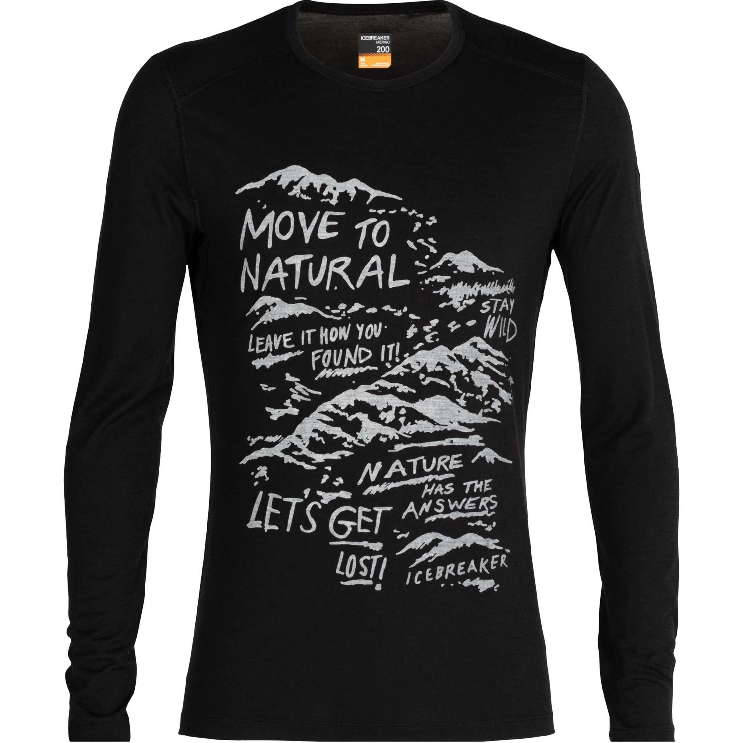 Icebreaker Mens 200 Oasis LS Crew Travel 3 Icebreaker Mens 200 Oasis LS Crew Travel - Billede 3