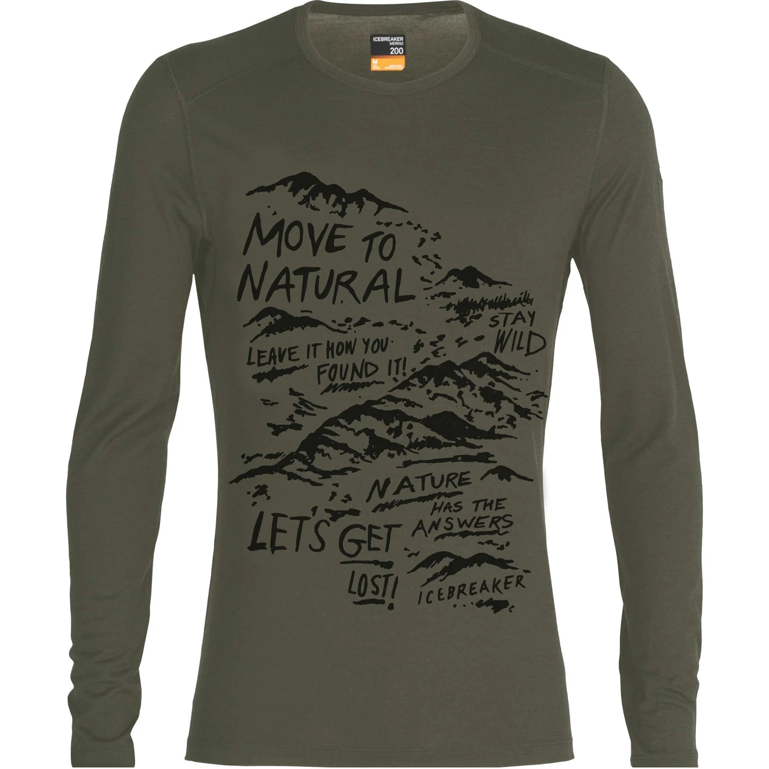 Icebreaker Mens 200 Oasis LS Crew Travel 1 Icebreaker Mens 200 Oasis LS Crew Travel