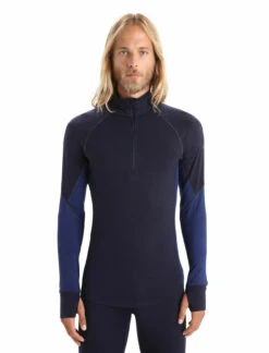 Icebreaker Mens 260 Zone LS Half Zip -Skiudstyr Butik icebreaker mens 260 zone ls half zip 18018