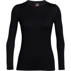 Icebreaker Womens 260 Tech Top LS Crewe -Skiudstyr Butik icebreakeren tech top ls crewe 104037001 1