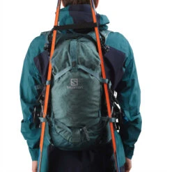 Salomon Mountain 15 Backpack -Skiudstyr Butik lc1571400 5 gho s mtn 15 mallard blue 2