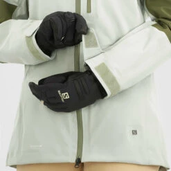 Salomon Stance 3L Jacket Women -Skiudstyr Butik lc1631100 5 mod stance3lshelljacket wroughtironolivenight handcuffs w 2