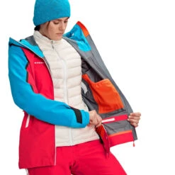Mammut Nordwand Pro Hs Hooded Jacket Woman -Skiudstyr Butik mammut nordwand pro hs hooded jacket woman azalea sky model 5 2