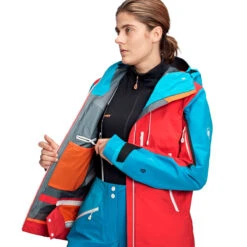 Mammut Nordwand Pro Hs Hooded Jacket Woman -Skiudstyr Butik mammut nordwand pro hs hooded jacket woman azalea sky model 7 2