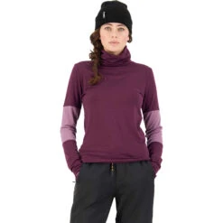 Mons Royale Cornice Rollover LS Women -Skiudstyr Butik mons royale cornice rollover ls women wine 1
