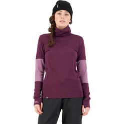 Mons Royale Cornice Rollover LS Women -Skiudstyr Butik mons royale cornice rollover ls women wine 4