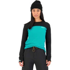 Mons Royale Yotei Boyfriend LS Women -Skiudstyr Butik mons royale yotei boyfriend ls women marina black 1