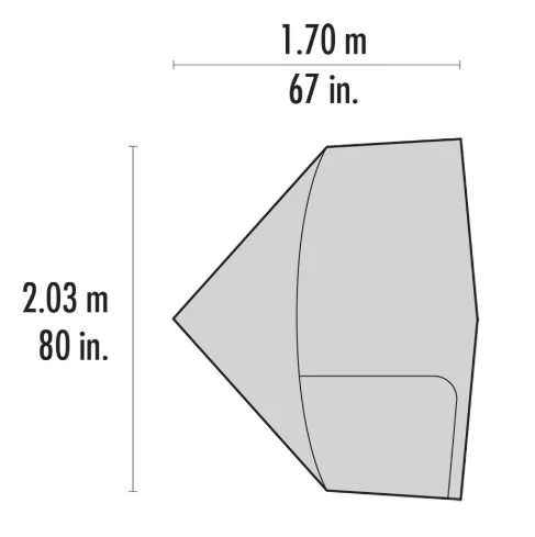 MSR Gear Shed For Elixir & Hubba Tent Series 3 MSR Gear Shed For Elixir & Hubba Tent Series - Billede 3