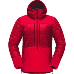 Norrøna Lofoten Primaloft 80 Anorak Men -Skiudstyr Butik norr na lofoten primaloft anorak men true red