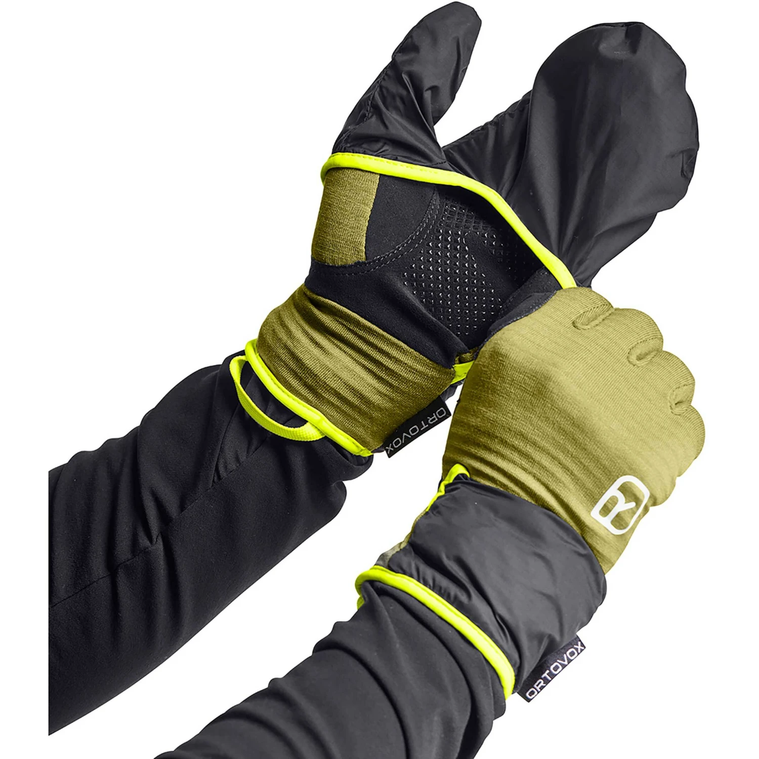 Ortovox Fleece Grid Cover Glove Men 3 Ortovox Fleece Grid Cover Glove Men - Billede 3