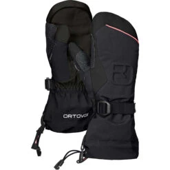Ortovox Merino Freeride Mitten W -Skiudstyr Butik ortovox 56611 90201 merino freeride mitten w black raven b 01