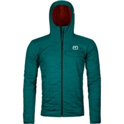 Ortovox Swisswool Piz Badus Jacket Men -Skiudstyr Butik ortovox 61116 60801 swisswool piz badus jacket m pacific green b 01