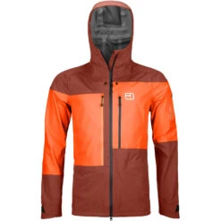 Ortovox Guardian 3L Shell Jacket Men 13 Ortovox Guardian 3L Shell Jacket Men -Skiudstyr Butik ortovox 70220 23201 3l guardian shell jacket m clay orange b 01