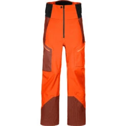 Ortovox Guardian 3L Shell Pants Men -Skiudstyr Butik ortovox 70221 21301 3l guardian shell pants m burning orange b 01