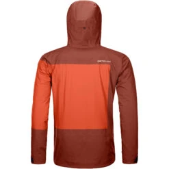 Ortovox Deep Shell 3L Jacket Men 19 Ortovox Deep Shell 3L Jacket Men -Skiudstyr Butik ortovox 70850 23201 3l deep shell jacket m clay orange b 02