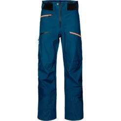 Ortovox Deep Shell 3L Pants Men -Skiudstyr Butik ortovox 70851 55901 3l deep shell pants m petrol blue b 01
