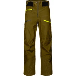 Ortovox Deep Shell 3L Pants Men -Skiudstyr Butik ortovox 70851 61101 3l deep shell pants m green moss b 01
