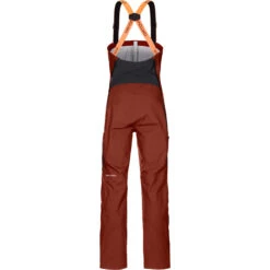 Ortovox Deep Shell 3L Bib Pants Men 14 Ortovox Deep Shell 3L Bib Pants Men -Skiudstyr Butik ortovox 70852 23201 3l deep shell bib pants m clay orange b 02