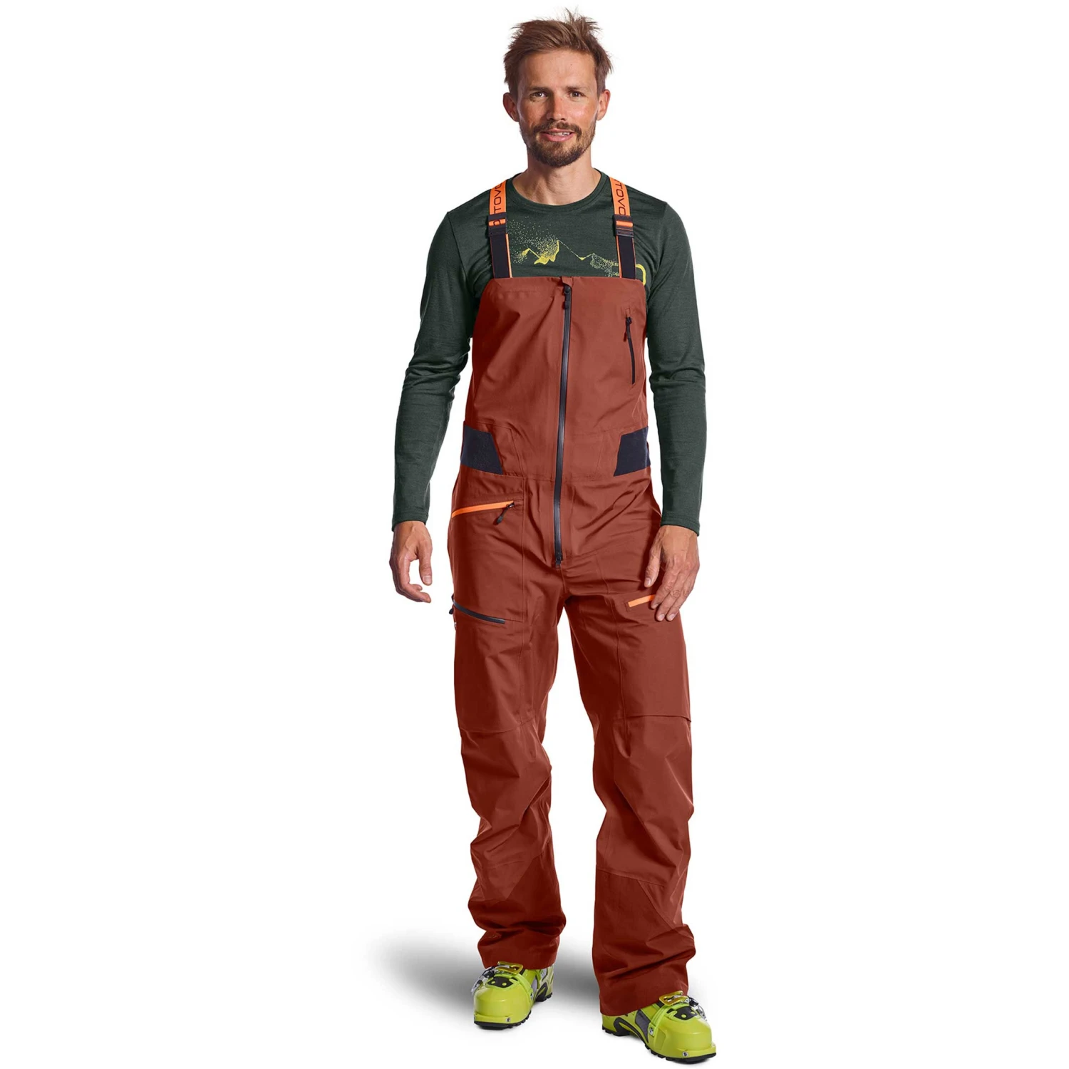 Ortovox Deep Shell 3L Bib Pants Men 6 Ortovox Deep Shell 3L Bib Pants Men - Billede 6