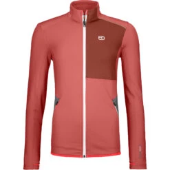 Ortovox Fleece Jacket Women -Skiudstyr Butik ortovox 86977 34101 fleece jacket w blush b 01