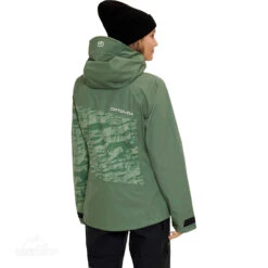 Ortovox 3L Guardian Shell W Jacket FW 20/21 -Skiudstyr Butik ortovox 3l guardian shell jacket w green isar 4 2