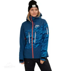 Ortovox 3L Guardian Shell W Jacket FW 20/21 -Skiudstyr Butik ortovox 3l guardian shell jacket w night blue 1 2